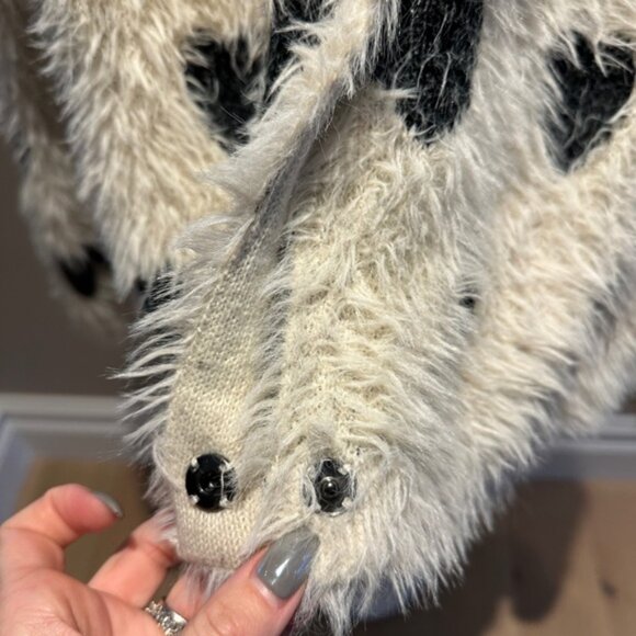 Molly Bracken Fuzzy Heart Cardigan – (Fits S-M) - Picture 3 of 6